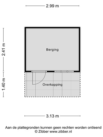 Floorplan - Albinonistraat 102, 5283 KT Boxtel